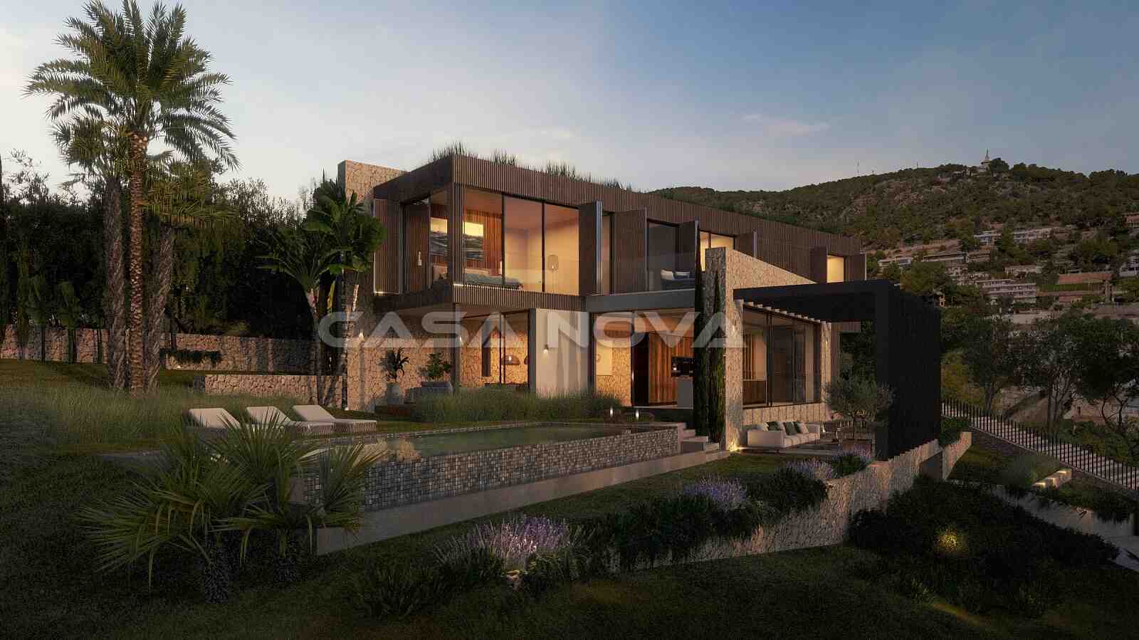 Neubau- Projekt: Eindrucksvolle Villa in bester Lage 