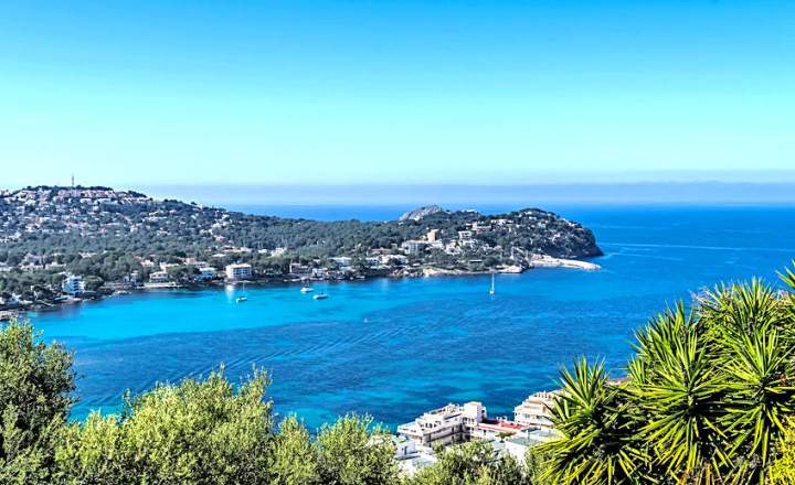 Santa Pansa Ausblick Bucht