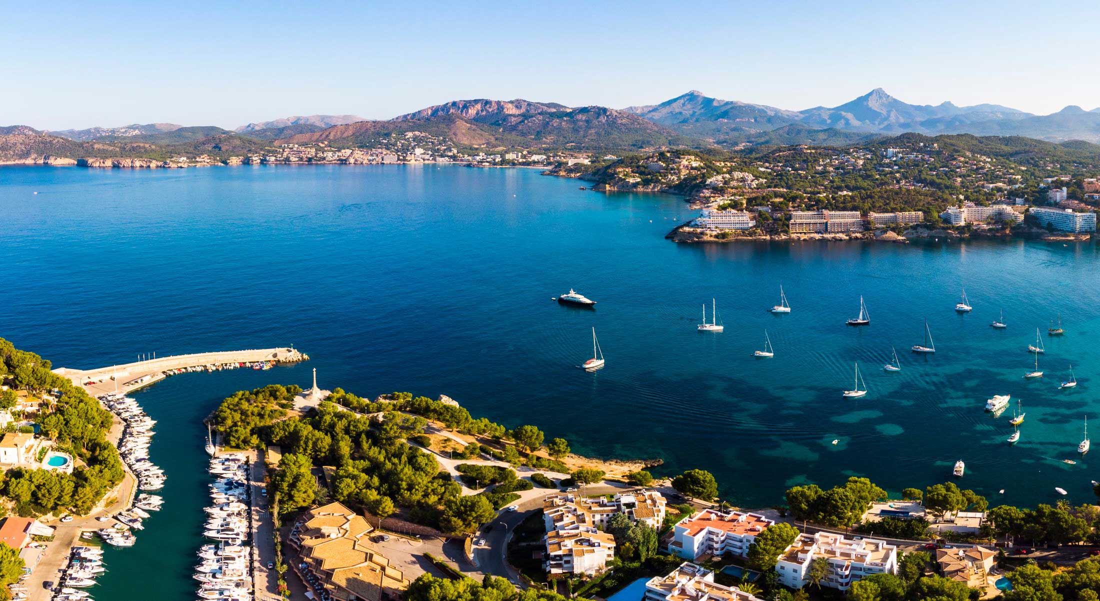 Aussicht auf die Bucht von Santa Ponsa