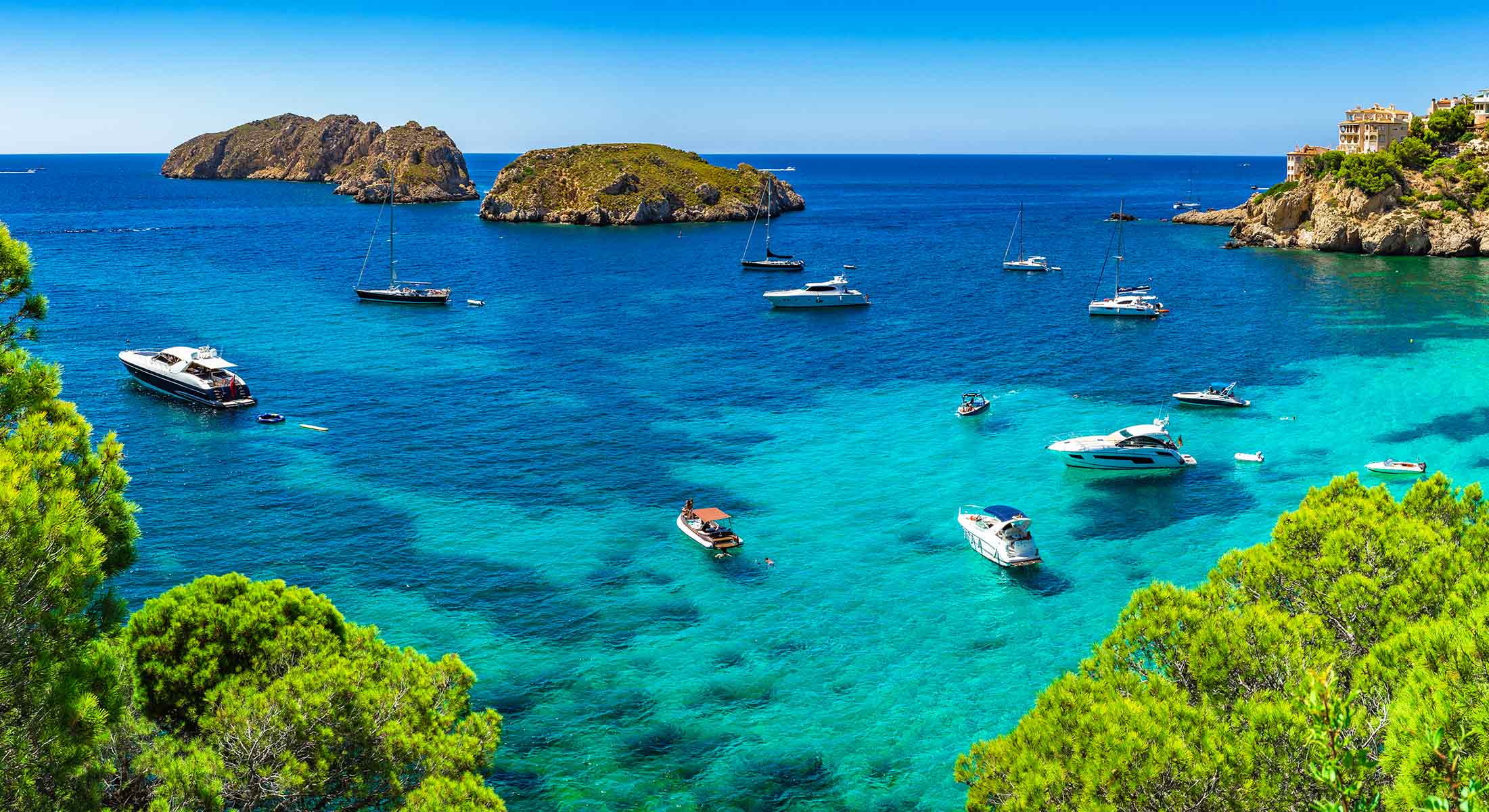 Aussicht auf die Bucht von Santa Ponsa