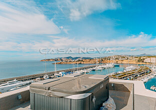 Ref. 2401801 | Jaccuzi auf der Dachterrasse mit 180 Grad Blick über den Yachthafen