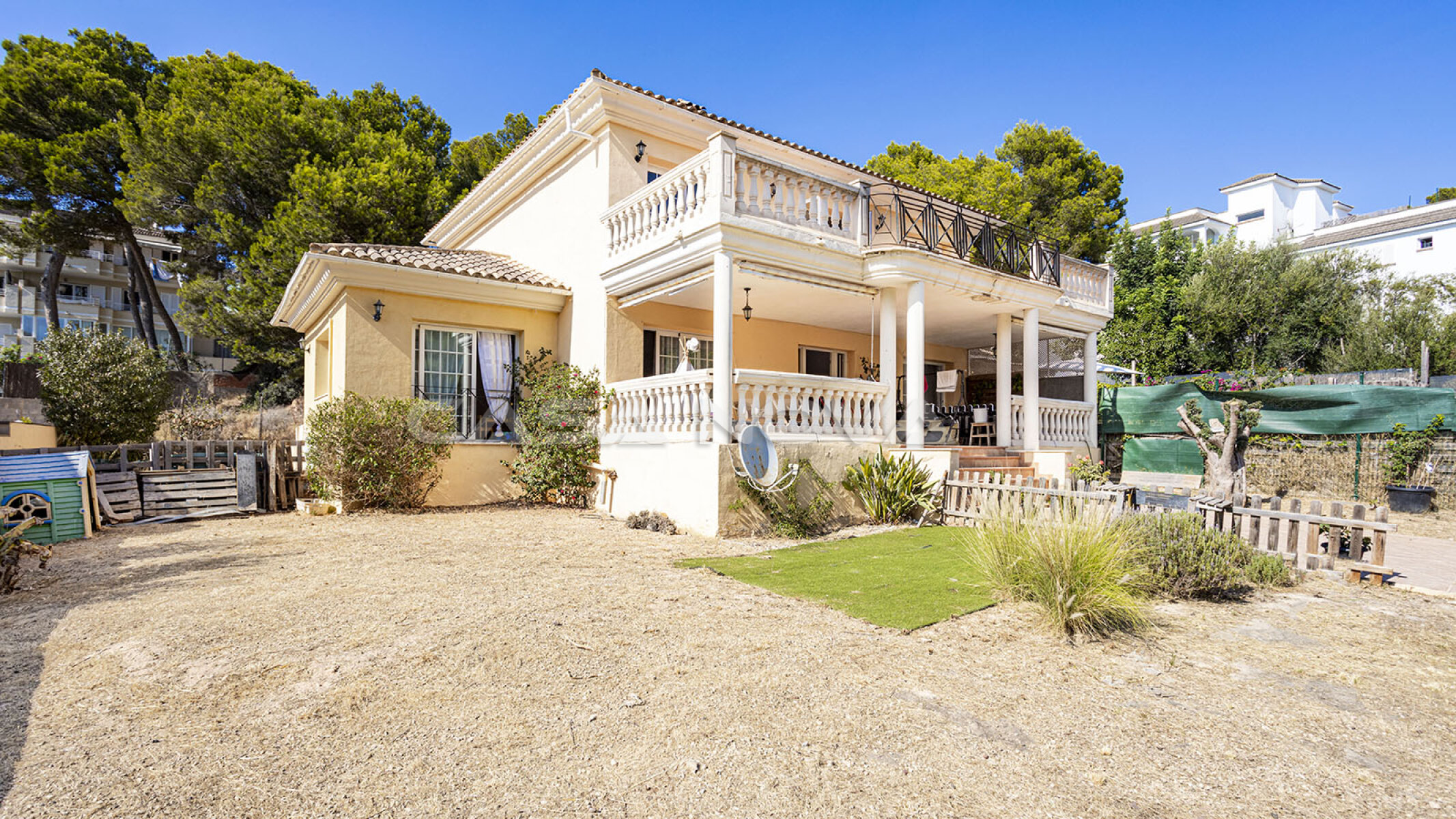 Villa mediterrnea en Mallorca con mucho potencial