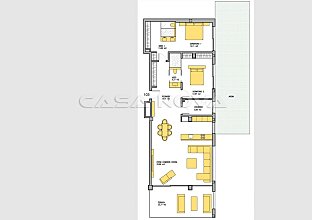 Ref. 1203332 | New construction garden apartment in 1st line to the marina
