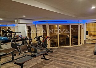 Ref. 2503363 | Sala de fitness equipada con sauna