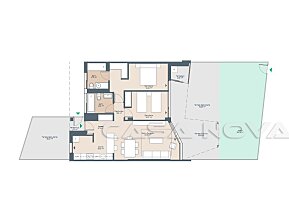 Ref. 1203374 | Plan mit offener Küche