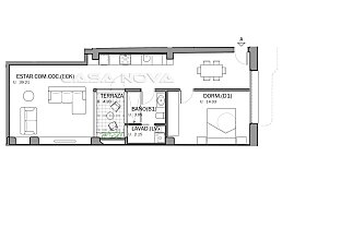 Ref. 1102964 | Moderna planta baja en el centro de la ciudad 