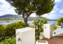 Mediterranean villa with view of the natural harbor and the sea