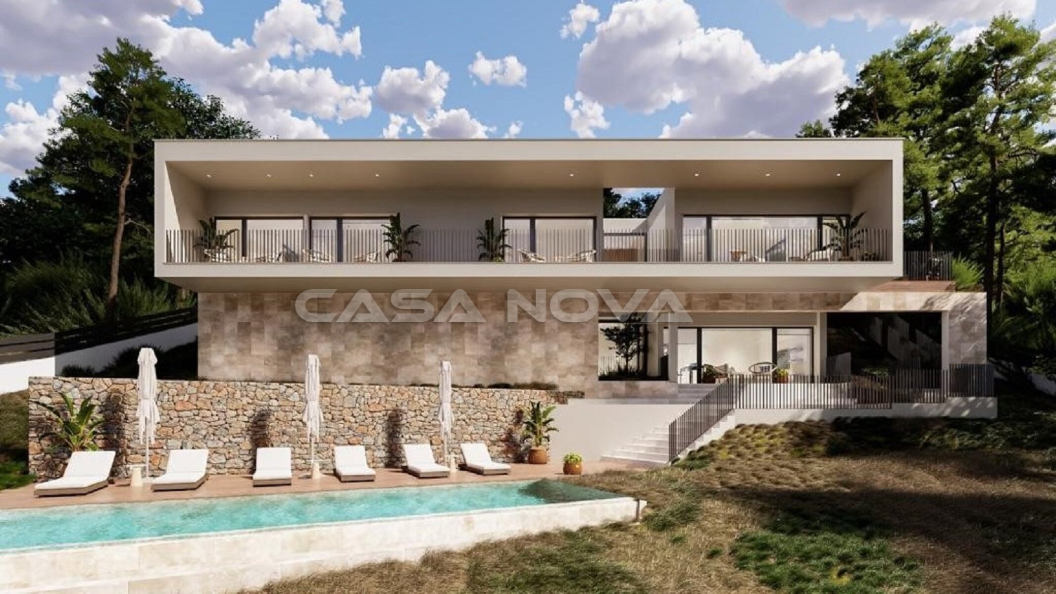 Lujosa villa de nueva construccin 