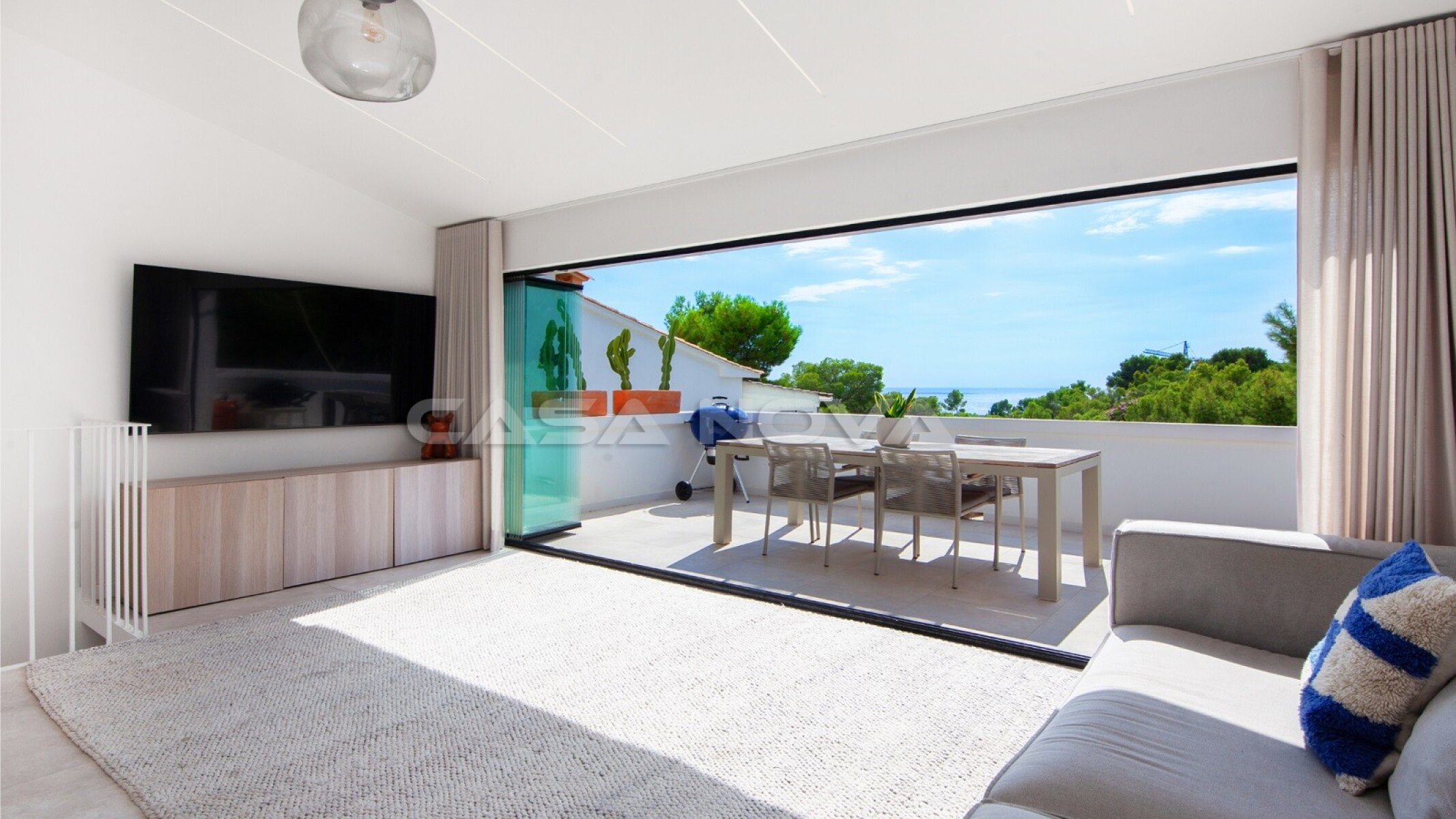 Modernisiertes Reihenhaus mit Meerblick in Yachhafen Nähe