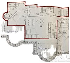 Ref. 1303621 | Meerblick Penthouse mit privatem Pool 