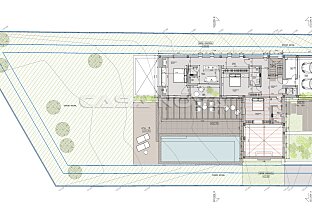 Ref. 4003855 | Exclusive sea view building plot with license for a luxury villa