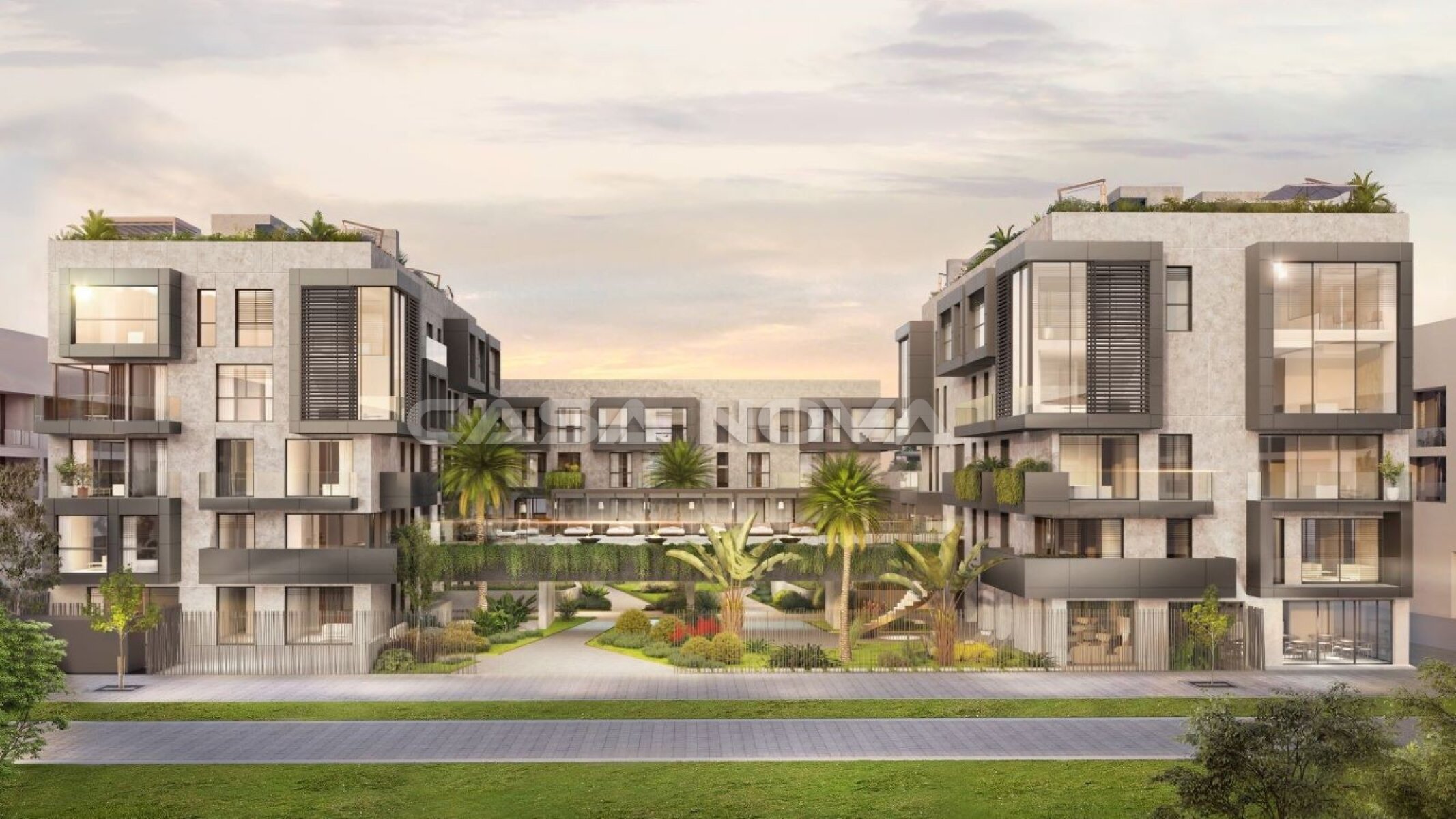 Apartamento estilo loft de nueva construcción con piscina comunitaria