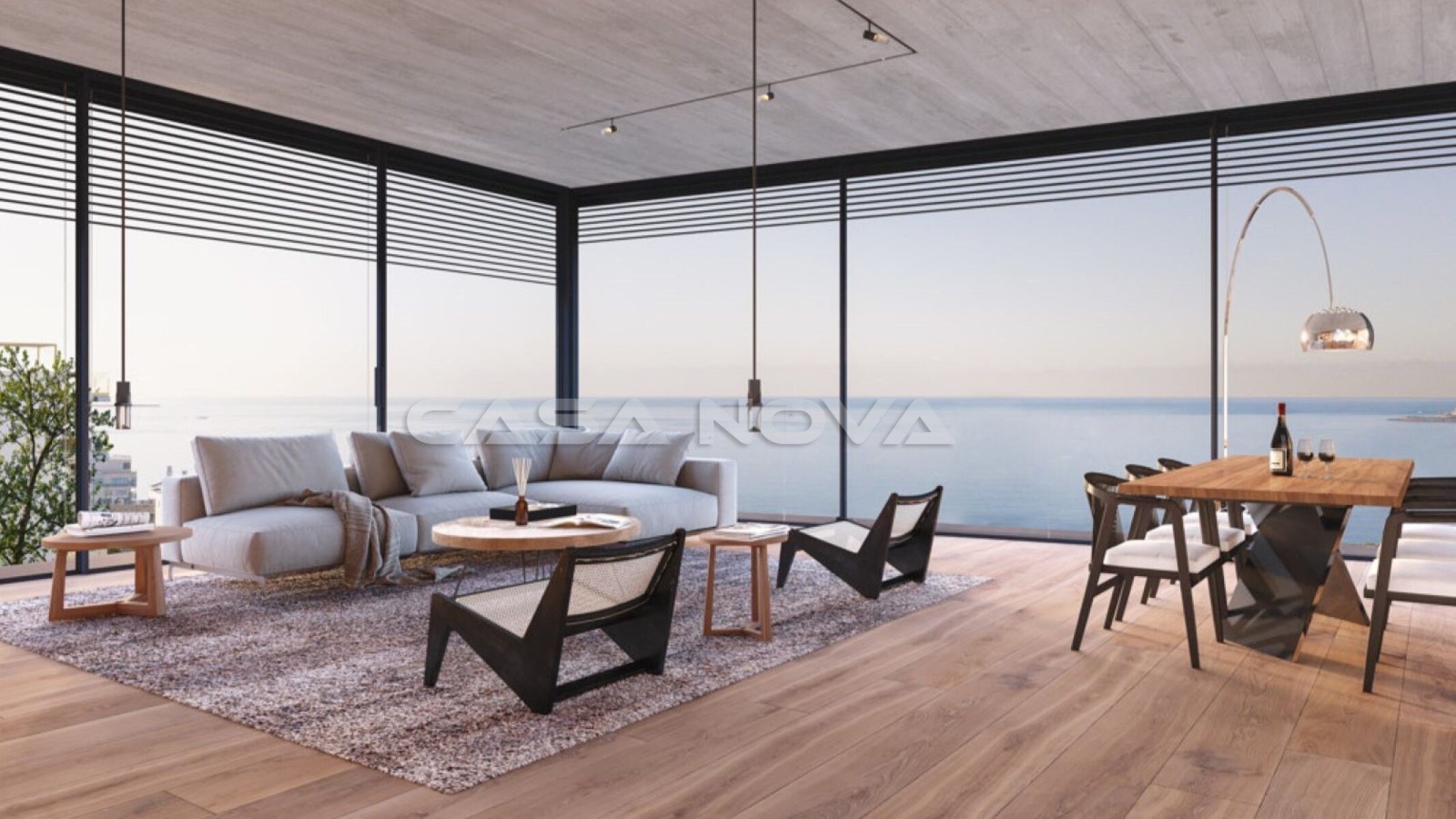 Ático dúplex con terraza privada en la azotea y vistas al mar