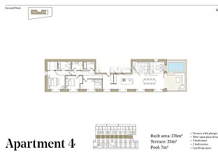 Ref. 1303877 | Neubau Apartment mit Meerblick und privatem Pool