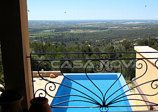 Mallorca Immobilien:  Villa im Fincastil mit traumhaftem Panoramablick