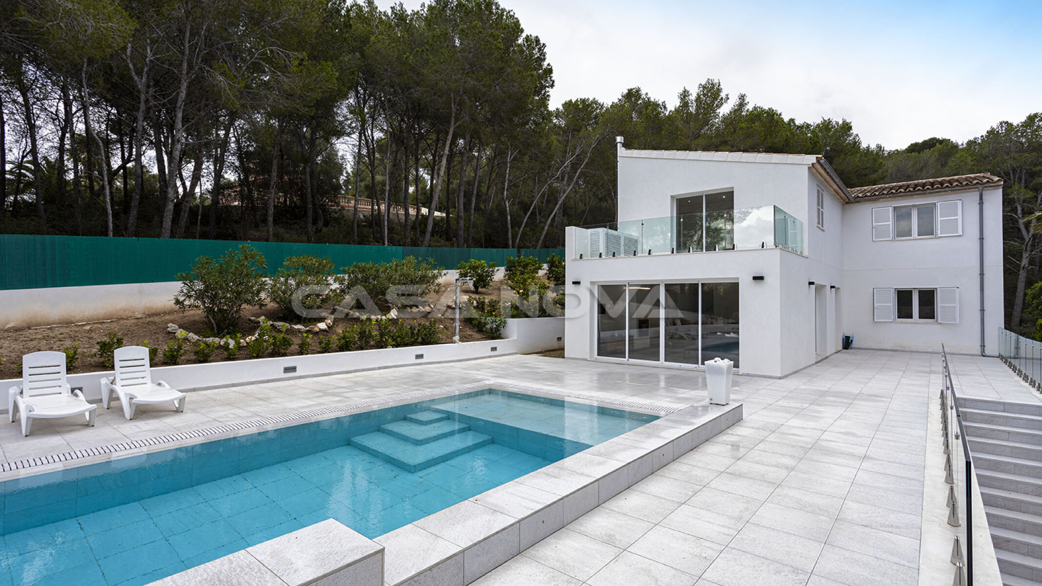Bright villa with modern touches and privacy