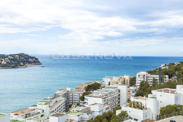 Villa Mallorca en construcción con vistas panorámicas al mar