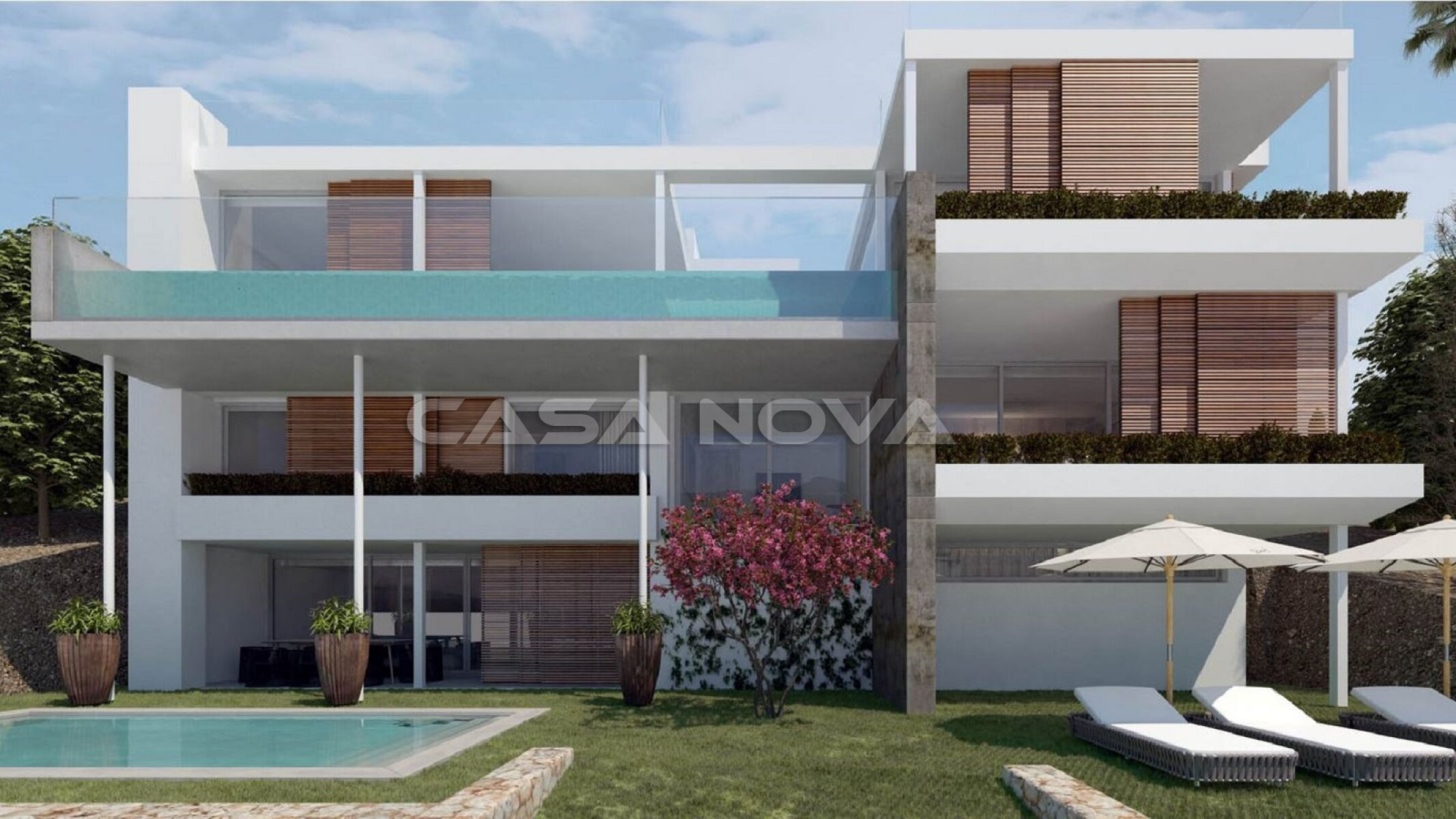 Nueva construcci�n Villa Mallorca en estilo moderno 