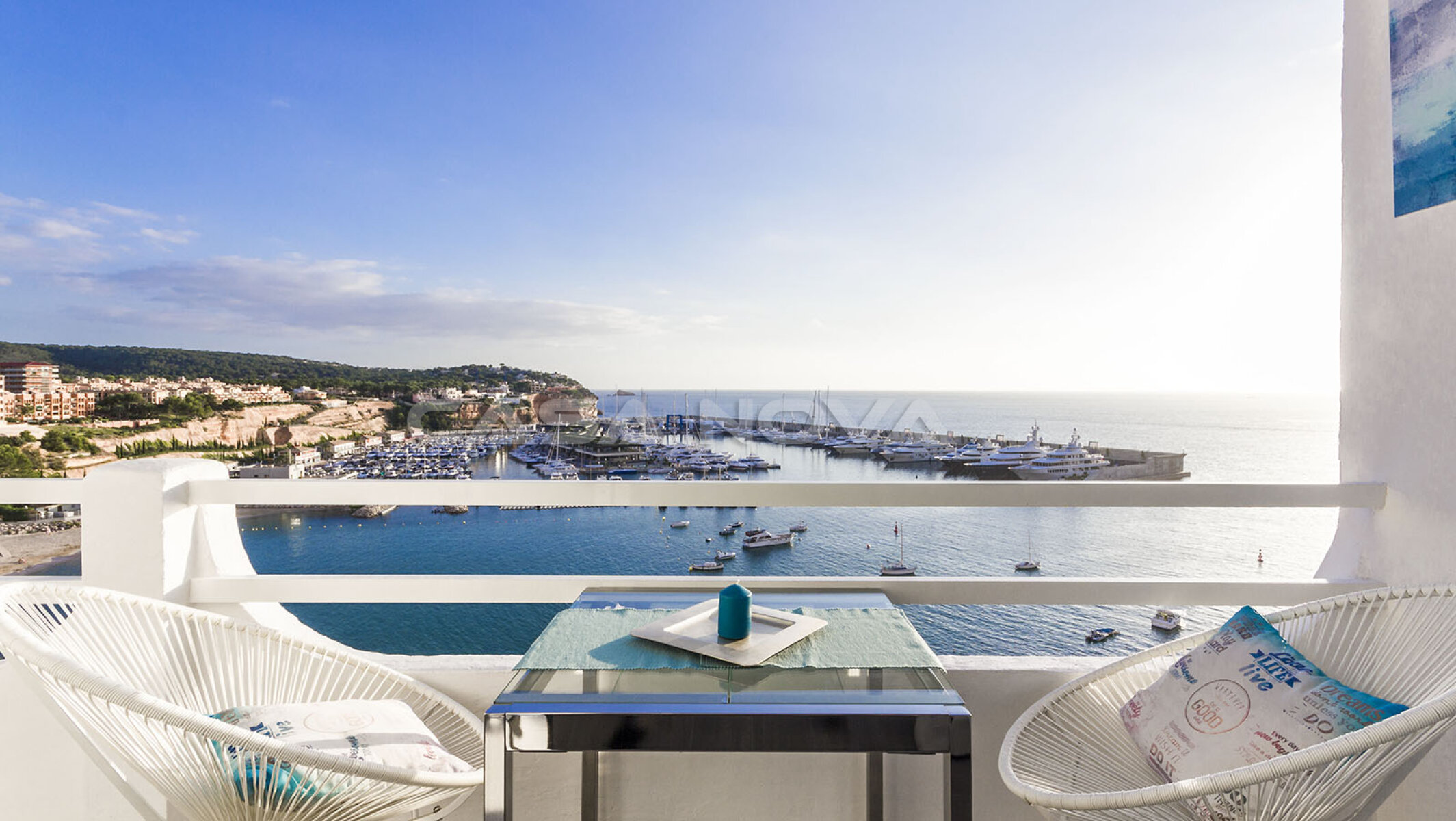 Fantstica vista de la marina de Port Adriano