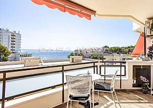 Ref. 1202816 | Gran terraza al aire libre con vista a la playa y al mar 