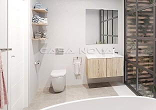 Ref. 1102964 | Encantador cuarto de baño con grandes elementos de ventana