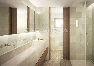 Ref. 1303047 | Cuarto de baño de última generación con ducha de cristal