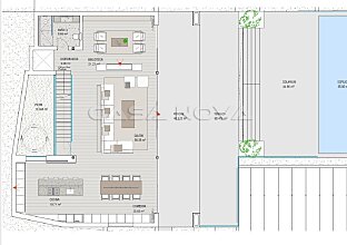 Ref. 2403055 | Plan der Hauptwohnebene der Mallorca Immobilie