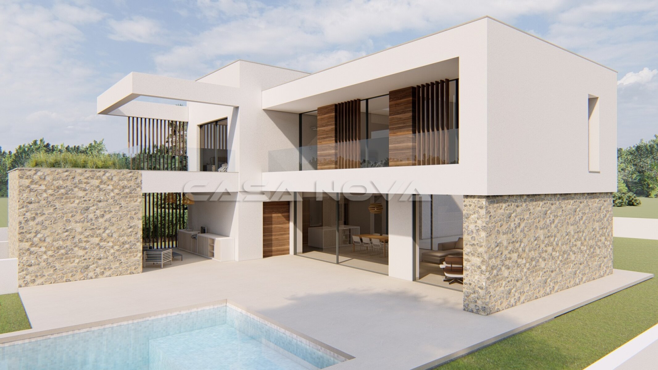 Mallorca new build villa near beach and harbour