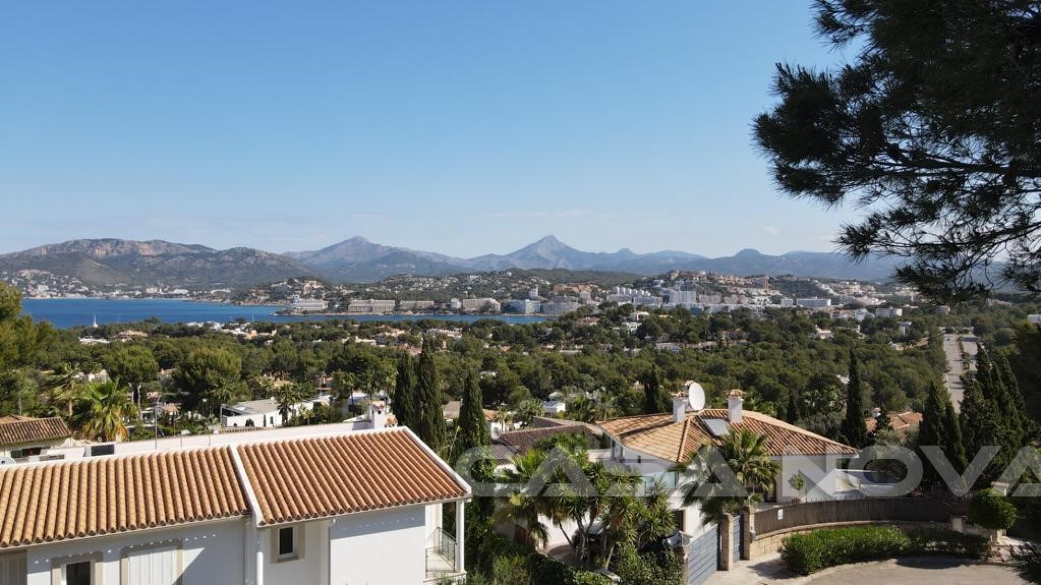 Mallorca building plot with partial sea view