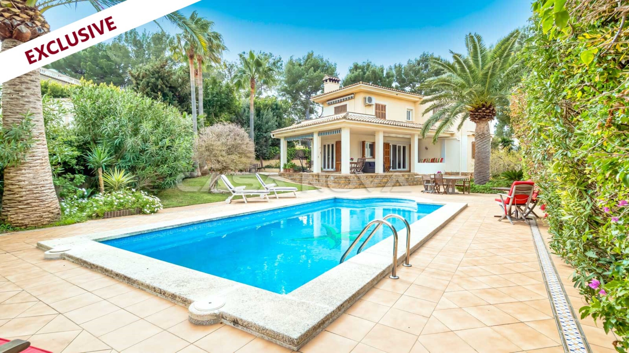 EXKLUSIV BEI UNS: Mediterrane Villa mit Pool in Top Lage
