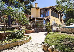 Mediterranean villa with natural stone elements