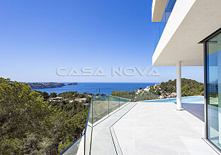 Impressive new build villa with dream sea view