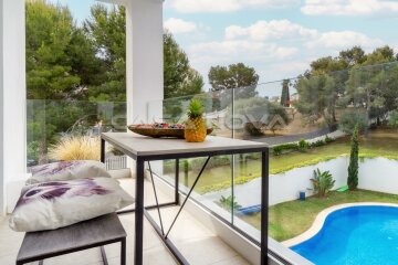 Exklusives Mallorca Apartment mit Poolblick