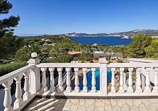 Ref. 2503260 | Maravillosa vista de la piscina y la bahía de Santa Ponsa