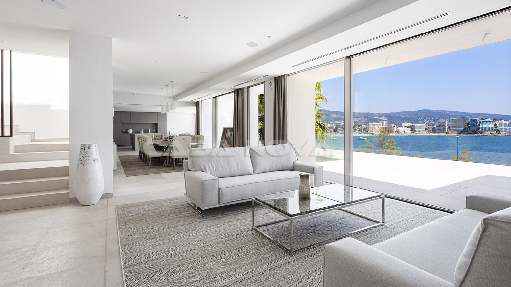 New villa Mallorca in 1st sea line and panoramic view