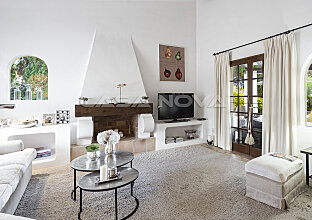 Ref. 2303283 | Light-flooded living room with fireplace