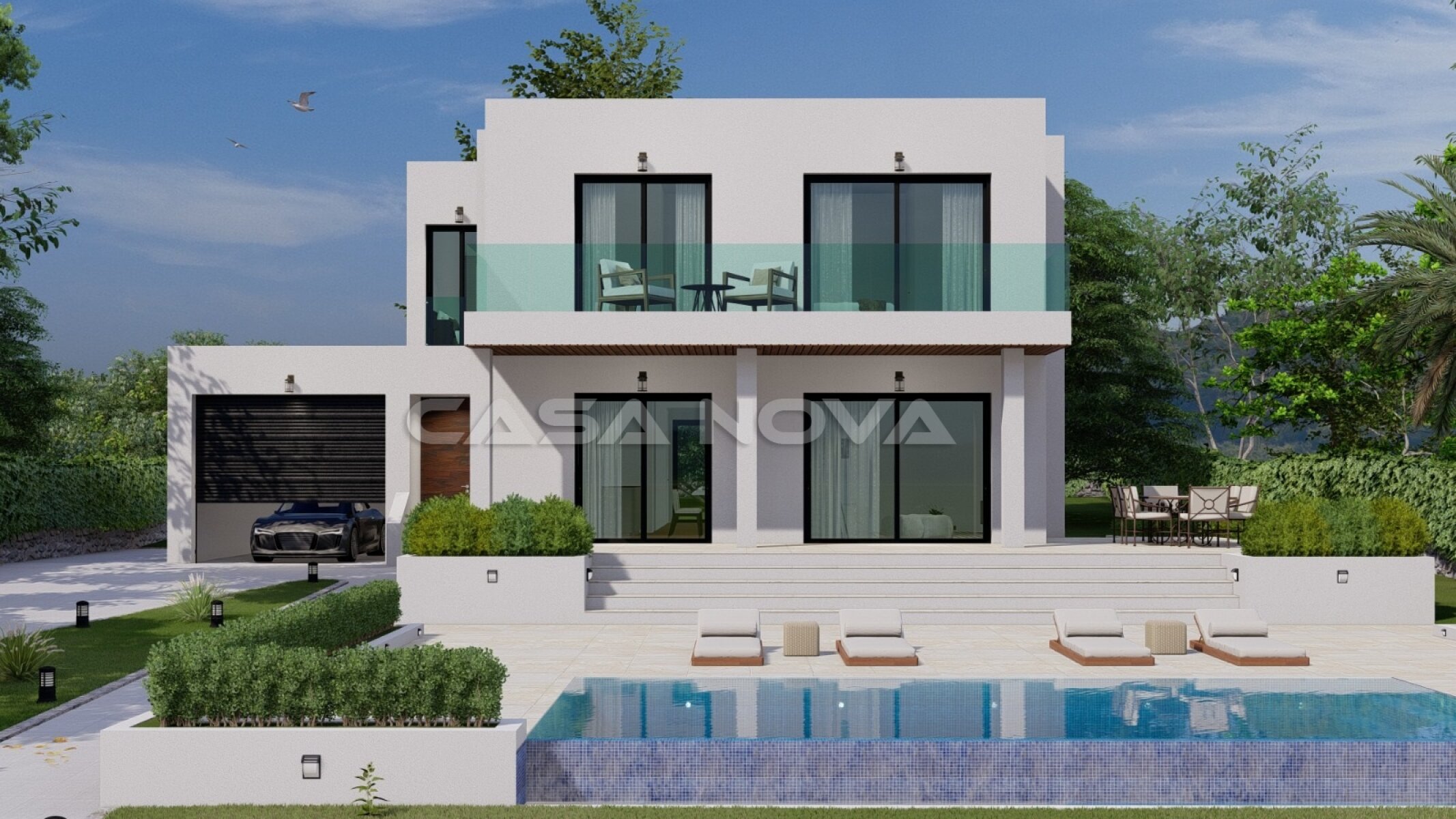 Completely renovated villa in quiet residential area with a lot of privacy