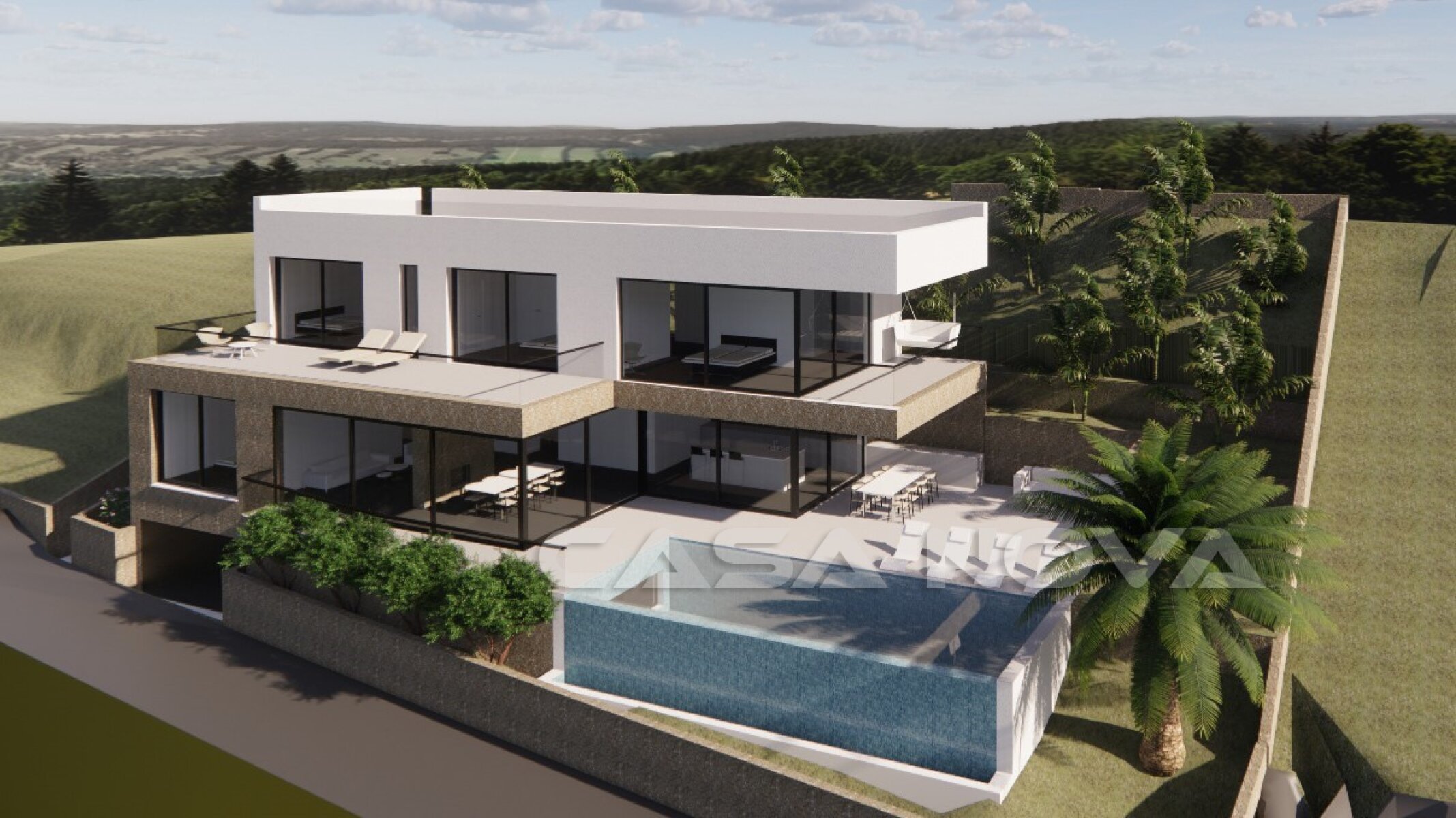 Construction project: Impressive villa in best location