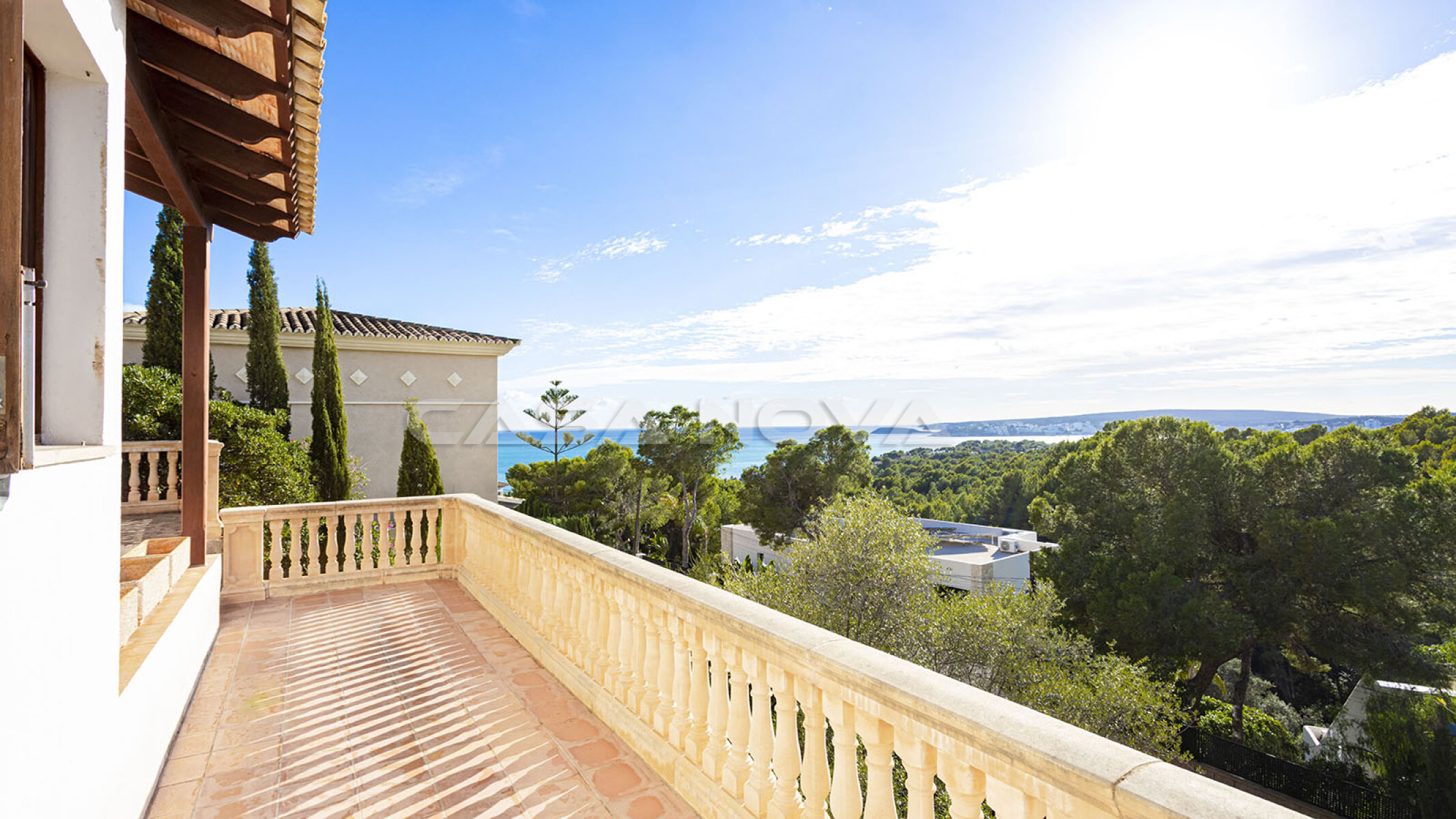Mediterranean sea view villa with great potential