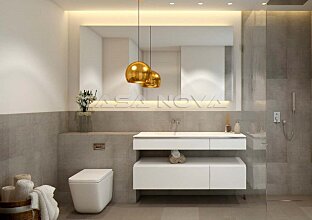 Ref. 1203335 | Stylishly designed bathroom with glass shower