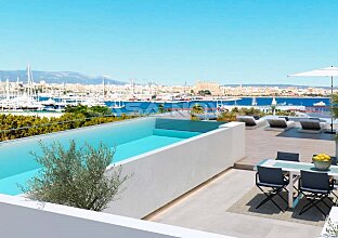 Ref. 1303336 | New duplex penthouse with roof terrace and private pool