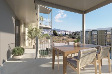 New construction project: Modern penthouse near the beach