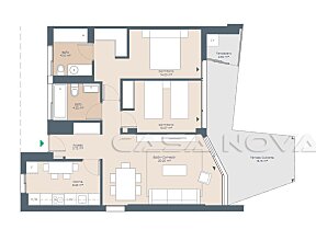 Ref. 1203381 | Modernes Apartment in Strandnähe
