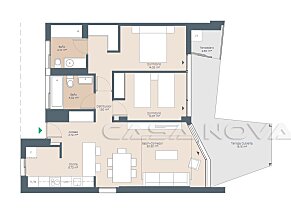 Ref. 1203381 | New construction project: Modern apartment near the beach