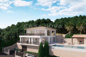 Neubau Luxusvilla mit tollem Ausblick