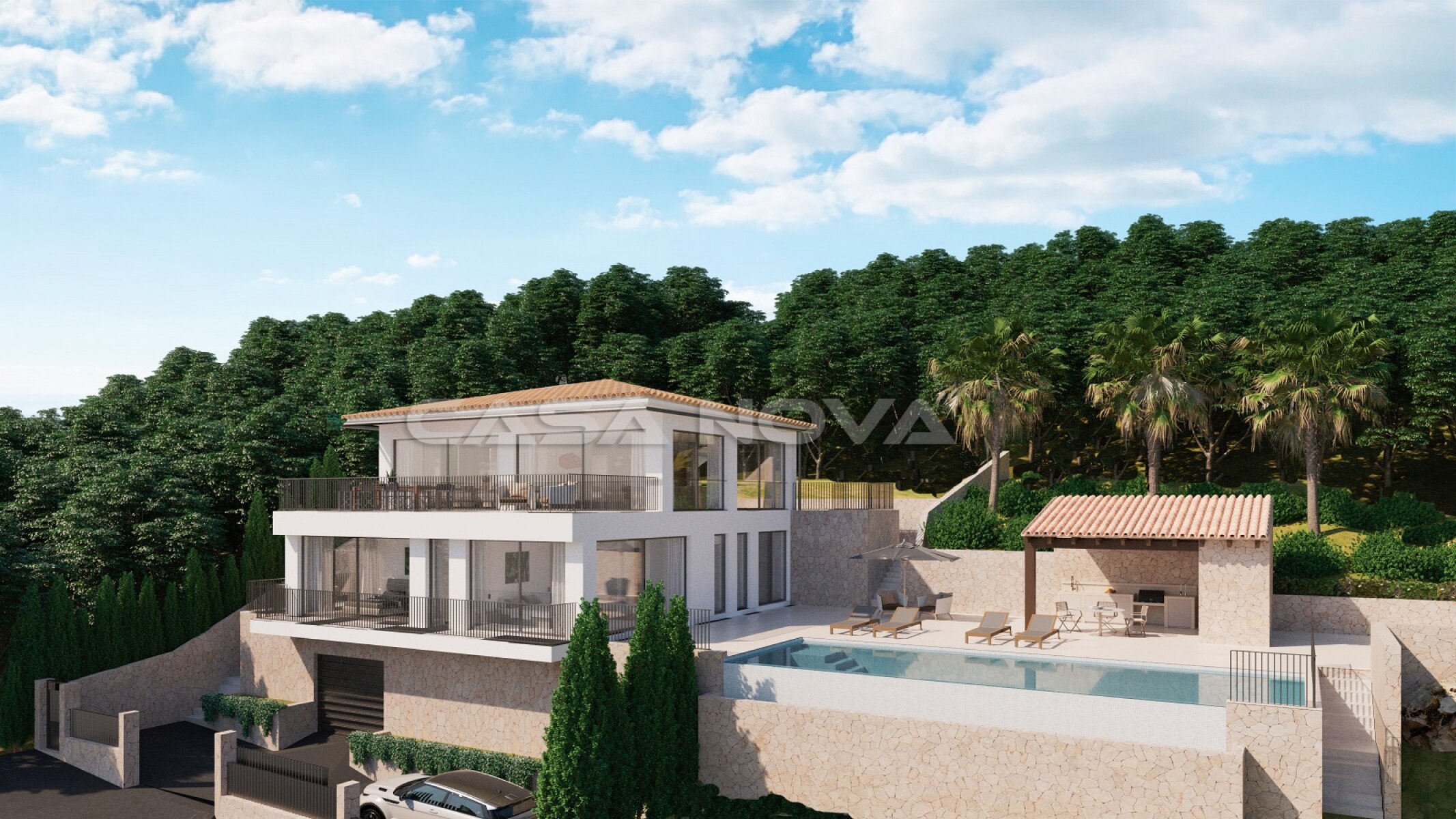 New construction project: Unique luxury property with panoramic view