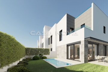Proyecto: Casa adosada con piscina cerca de la playa