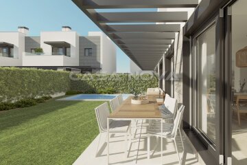 Can Pastilla: Neubauprojekt für Reihenhaus mit Pool