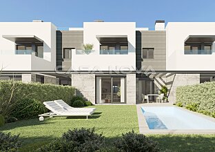 Ref. 2403401 | Can Pastilla: Neubauprojekt für Reihenhaus mit Pool 