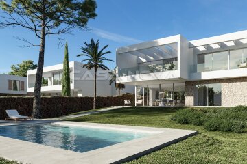 New project: Luxury villa with partial sea view